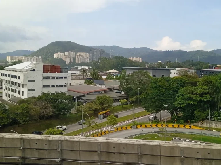 Residential towers, commercial buildings and roads in Bandar Sri Damansara