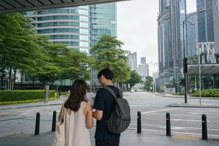 Renters comparing established and newer central Kuala Lumpur neighbourhood routes